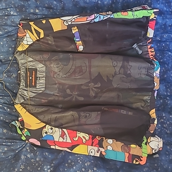 Members Only x Nickelodeon [+ Dolls Kill] Unisex 90s Cartoons Windbreaker Jacket - Picture 13 of 17
